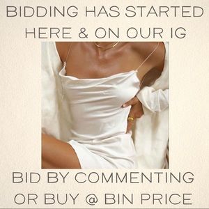 BIDDING CLOSED—FOLLOW US ON POSH & IG FOR UPDATES